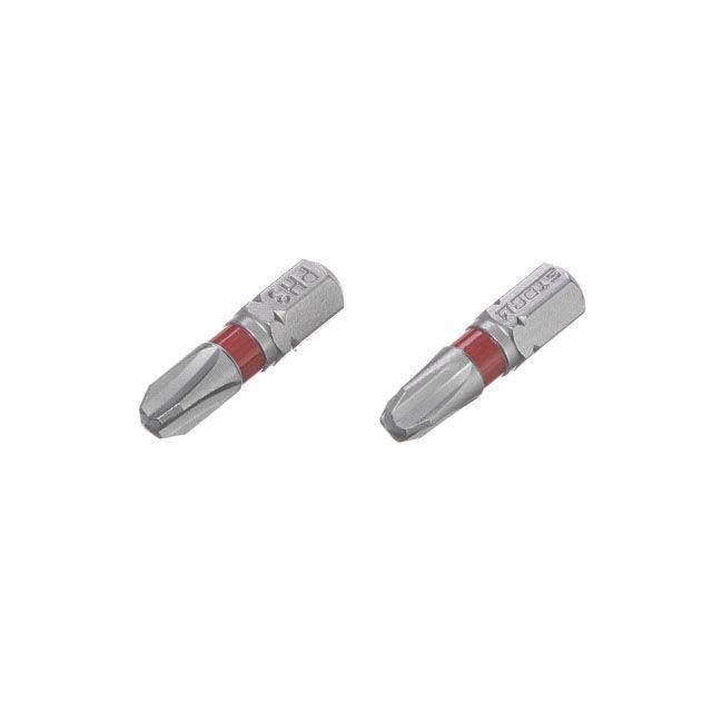 Комплект викруткових насадок PH3 1/4" * 25 мм, S2, пак. 2 шт., STORM INTERTOOL VT-0219