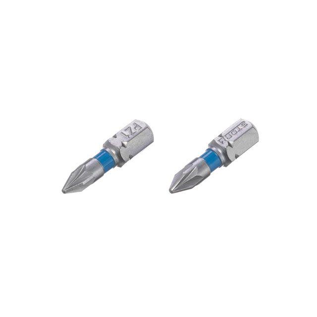 Комплект викруткових насадок PZ1 1/4" * 25 мм, S2, пак. 2 шт, STORM INTERTOOL VT-0220
