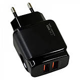Home Charger 2.4A 2U Veron VR-C12 — Black, фото 3