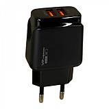 Home Charger 2.4A 2U Veron VR-C12 — Black, фото 4