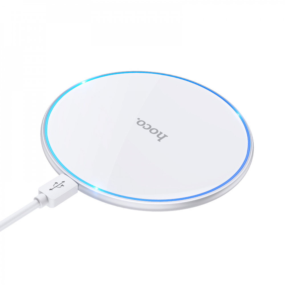 Wireless Charger 15W Hoco CW6 Pro — white, фото 1