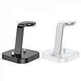 Wireless Charger 3 in 1 Hoco CW43 — white, фото 7
