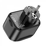 Home Charger 20W PD 2U Hoco NS3 — Black, фото 3