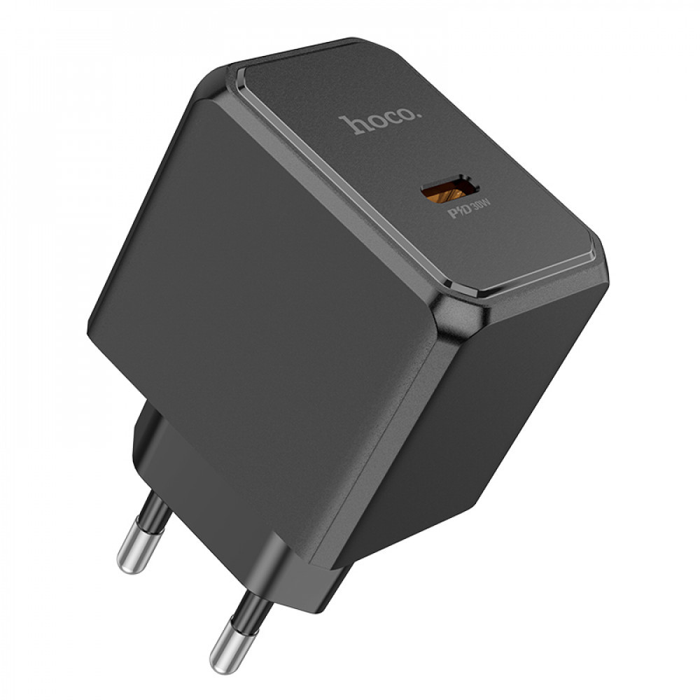 Home Charger 30W PD Hoco CS15A — Black, фото 1