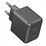 Home Charger 30W PD Hoco CS15A — Black, фото 3
