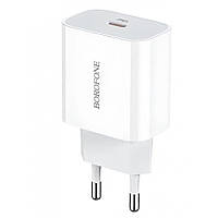 Home Charger 20W PD3.0 Borofone BA38A Plus — White