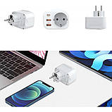 Мережевий перехідник 20W PD QC3.0 2U 1C — Earldom ES-SC18, фото 5