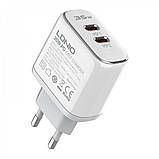 Home Charger 35W 2C Ldnio A2528C White, фото 2