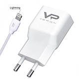 Home Charger 2.0A QC2.0 Lightning Cable (1m) Veron AD-19L, фото 3