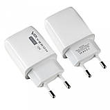 Home Charger 2.4A 2U USB C Cable (1m) Veron AC62C, фото 10