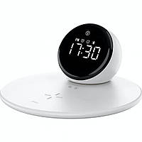 Бездротовий зарядний пристрій WIWU Wi-W017 15 W 3in1 Wireless Charger+Digital Alarm+Bluetooth Speaker