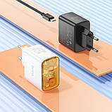 Home Charger | 45W | 2 PD — Hoco CS43A — White, фото 3