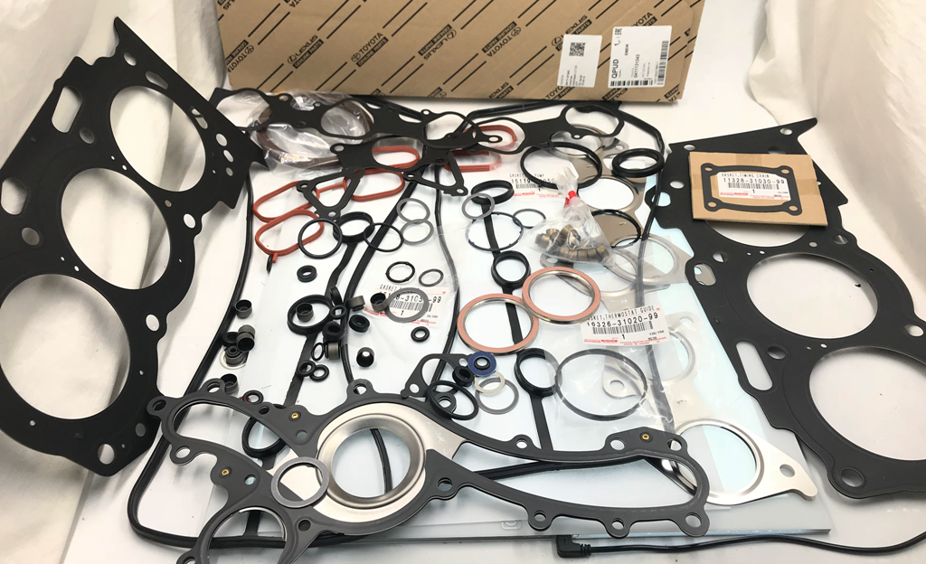 Оригінальний комплект прокладок двигуна повний 04111-31343 LAND CRUISER PRADO 120, Ланд Крузер Прадо