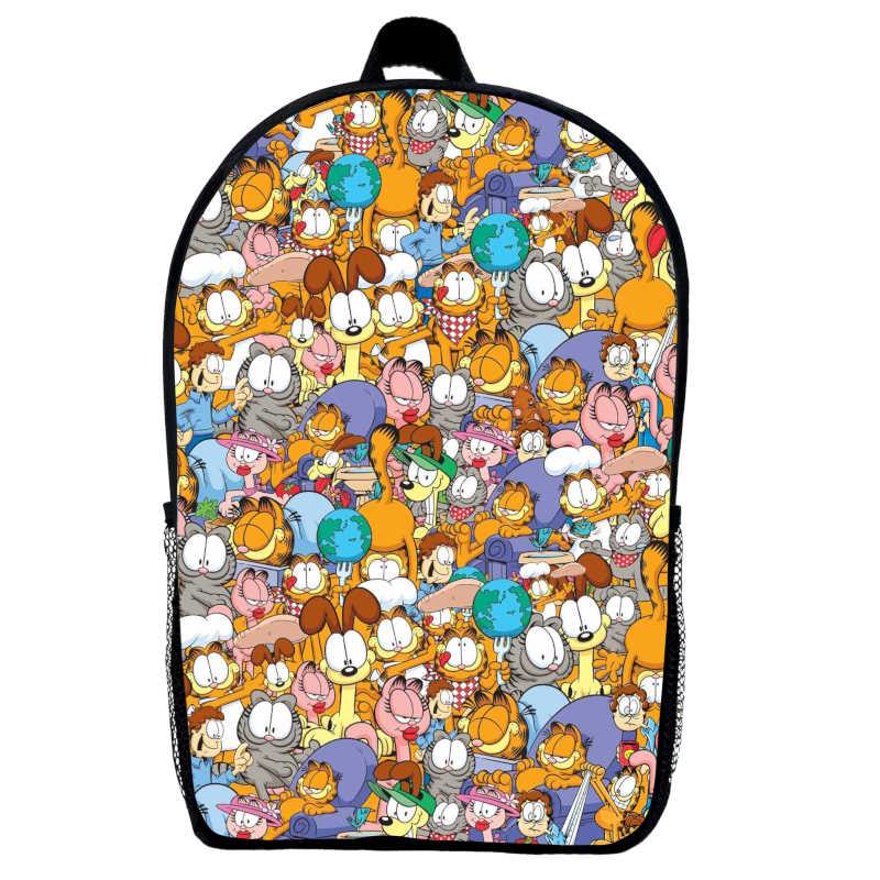 Рюкзак Гарфілд (School Gear bag Gar01) чорний, 39 х 27 х 14 см