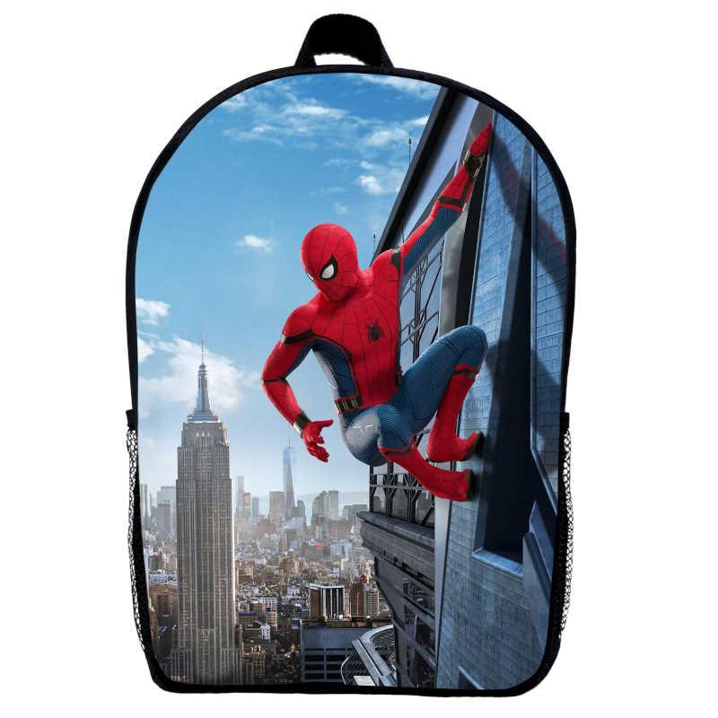 Рюкзак Людина Павук (School Gear bag Spider Men 01) чорний, 39 х 27 х 14 см