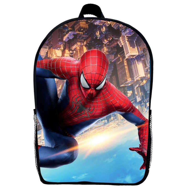 Рюкзак Людина Павук (School Gear bag Spider Men 07) чорний, 39 х 27 х 14 см
