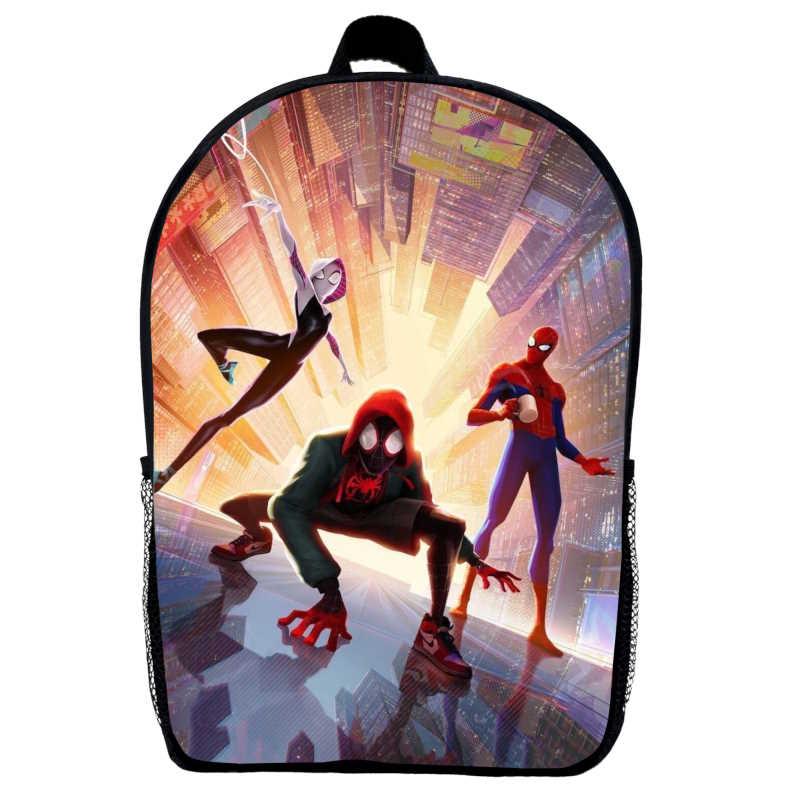Рюкзак Людина Павук (School Gear bag Spider Men 019) чорний, 39 х 27 х 14 см