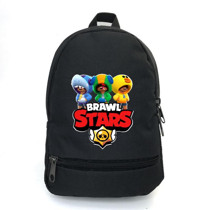 Рюкзак BIG Бравл Старс Три Леона School Bag (BS-02) чорний (43 х 30 х 17 см)