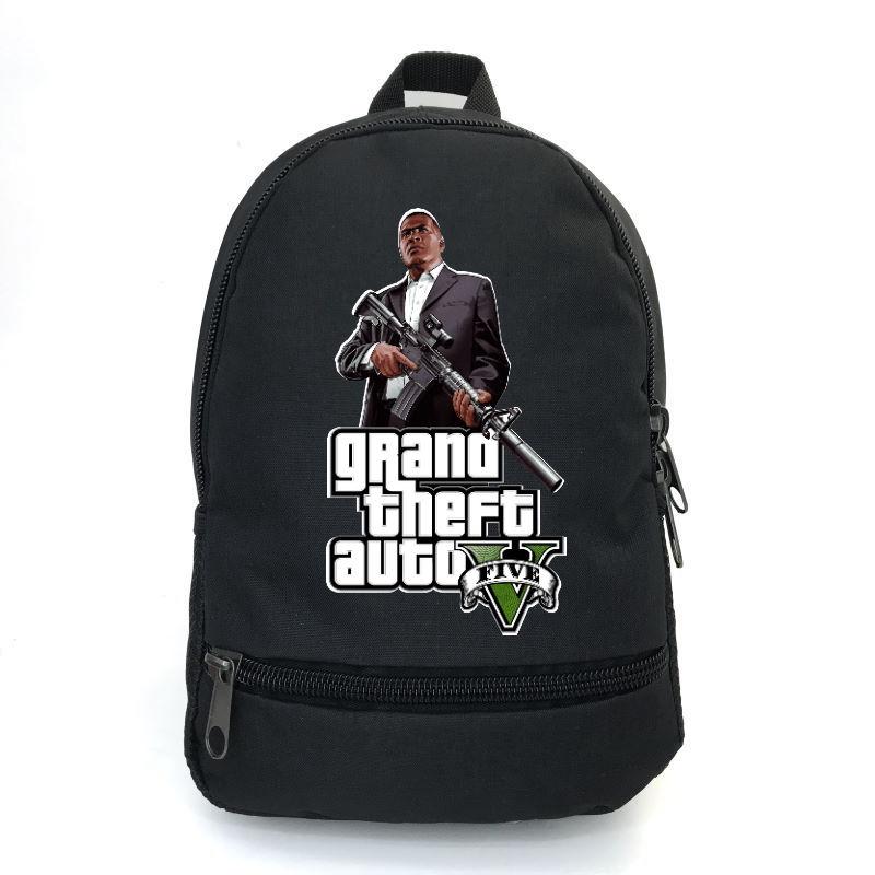 Рюкзак ГТА підлітковий BIG School Bag (gta 003) чорний (43 х 30 х 17 см)