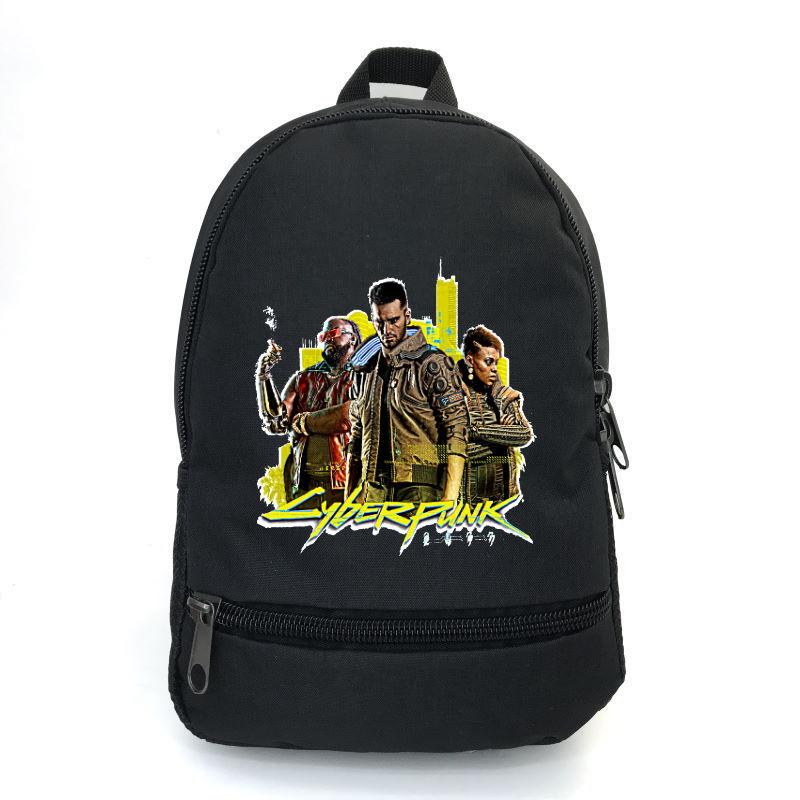 Рюкзак BIG підлітковий Кіберпанк 2077 School Bag (Cyberpunk — 001) чорний (43 х 30 х 17 см)