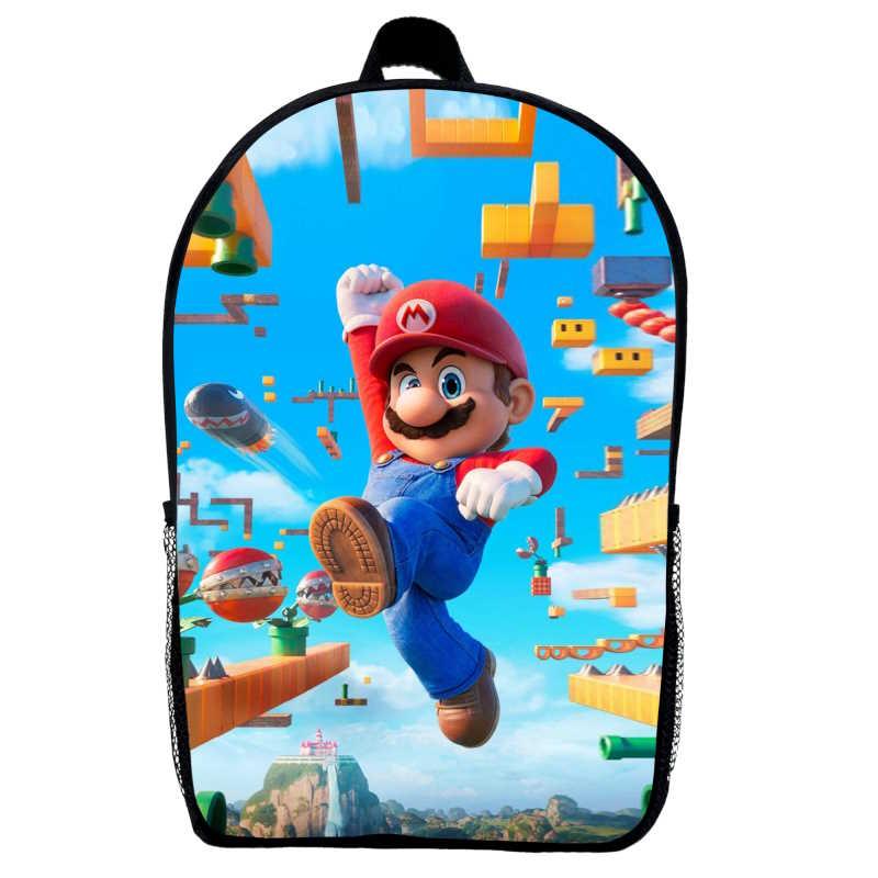 Рюкзак Супер Маріо (School Gear bag Mario 04) чорний, 39 х 27 х 14 см