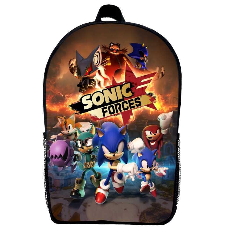 Рюкзак Сонік (School Gear bag Sonic 05) чорний, 39 х 27 х 14 см