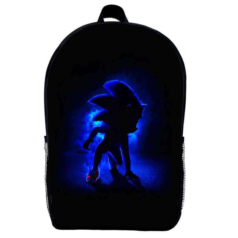 Рюкзак Сонік (School Gear bag Sonic 06) чорний, 39 х 27 х 14 см