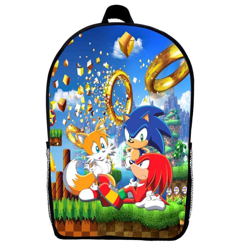 Рюкзак Сонік (School Gear bag Sonic 09) чорний, 39 х 27 х 14 см