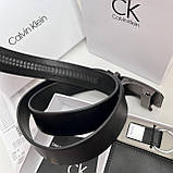 Чоловічий подарунковий набір ремінь і портмоне Calvin Klein, фото 5