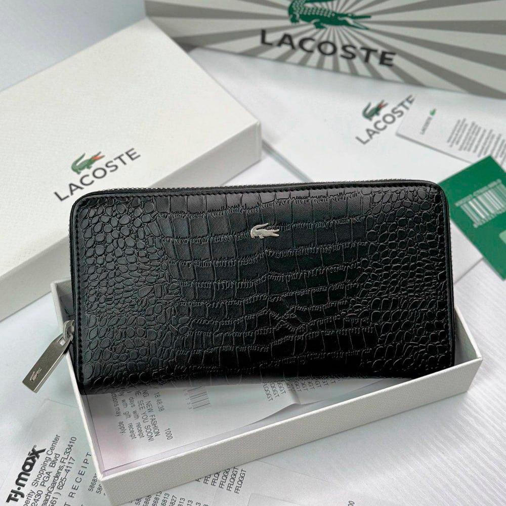 Чоловічий клатч Lacoste на блискавці