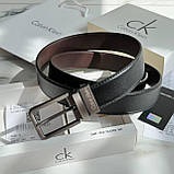Двосторонній ремінь із двома пряжками Calvin Klein, фото 5