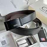 Двосторонній ремінь із двома пряжками Calvin Klein, фото 6