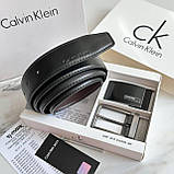 Двосторонній ремінь із двома пряжками Calvin Klein, фото 7