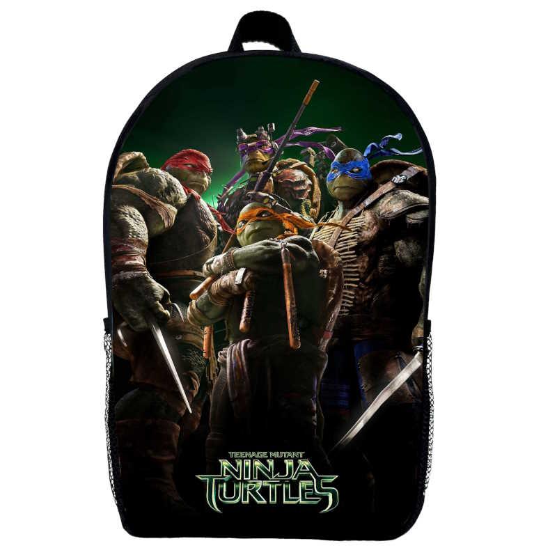Рюкзак Черепашки ніндзя (School Gear bag TN 013) чорний, 39 х 27 х 14 см