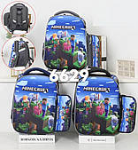 Рюкзак для МАЛЬЧИКА з жорстким корпусом + ПЕНАЛ у подарунок ЯРКА КОМАНДА