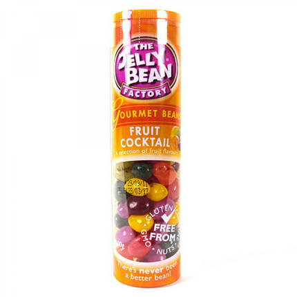 Желейні цукерки боби фруктовий коктейль The Jelly Bean Factory, 100 г, фото 1