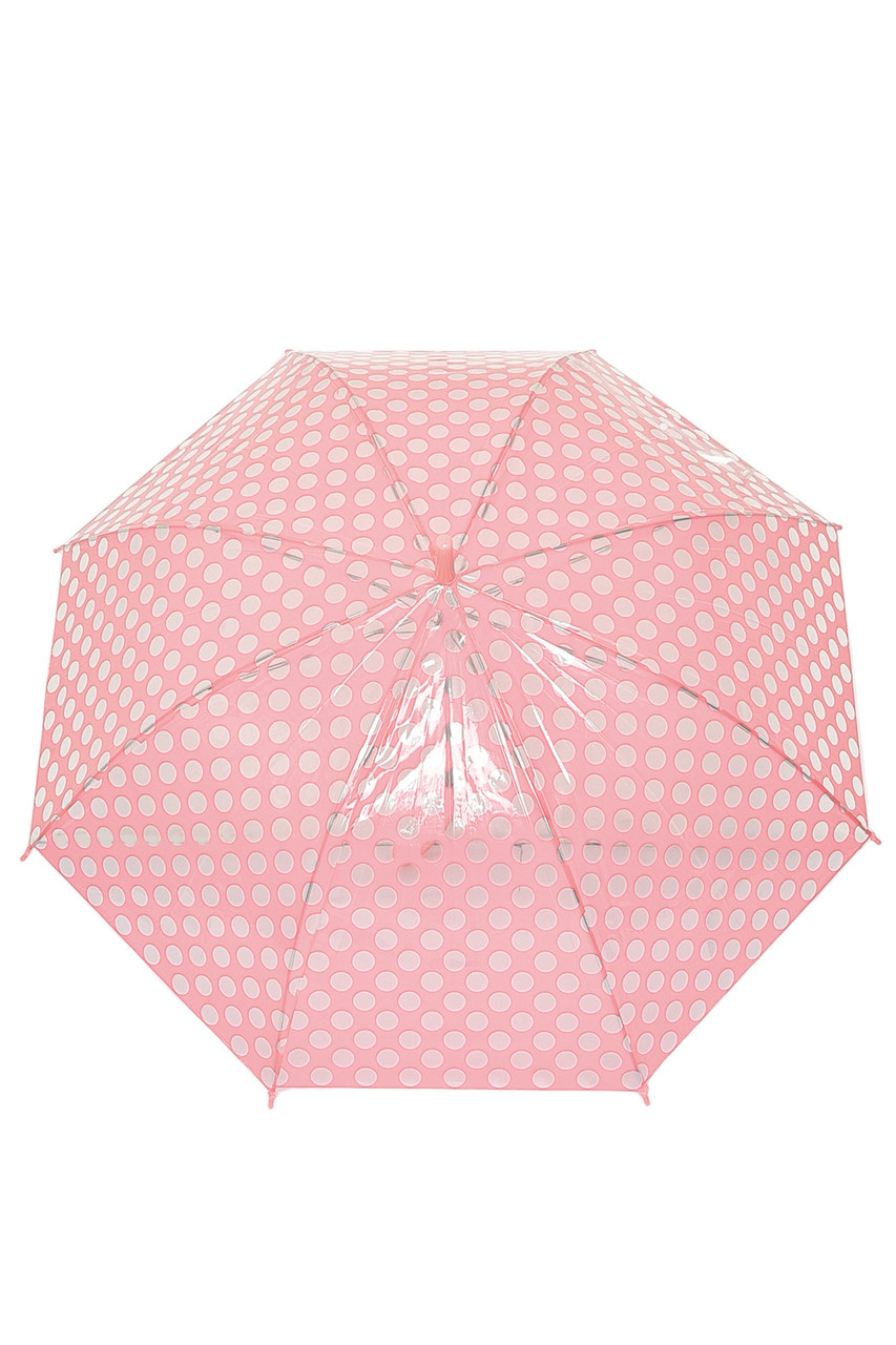 Парасолька напівавтомат тростина світло-рожевого кольору 184410P, фото 1