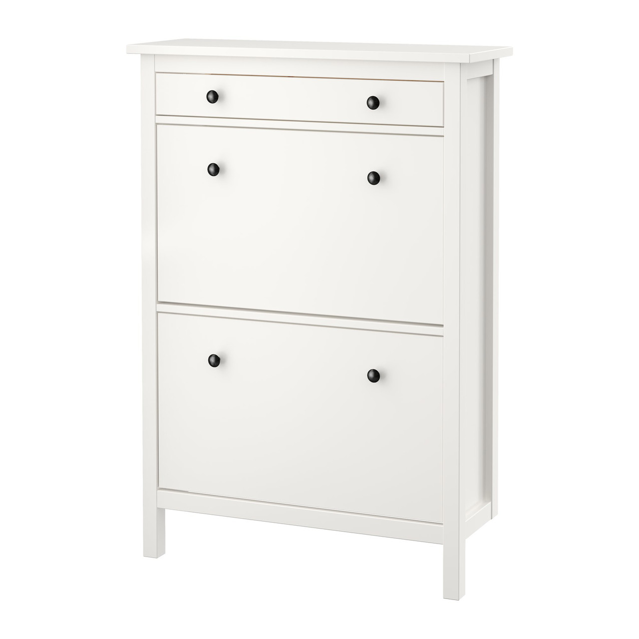 Тумба для взуття IKEA HEMNES 2 відділення білий 201.695.59