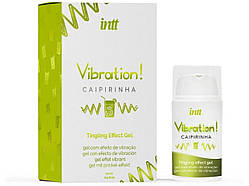 Рідкий вібратор Intt Vibration Caipirinha (15 мл), густий гель, дуже смачний, діє до 30 хвилин SX0579