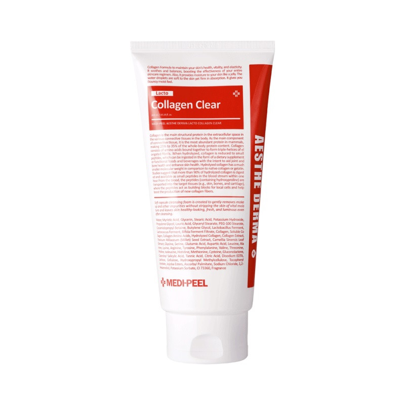 Пінка для вмивання з колагеном та лактобактеріями Medi-Peel Red Lacto Collagen Clear 120 мл
