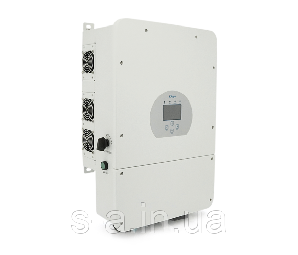 8кВт DEYE Гібридний трифазний інвертор SUN-8K-SG04LP1-EU для домашнього, так і для комерційного використання, фото 1