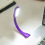 Портативний гнучкий usb світильник USB Led Light (з трьома лампочками) ALG ARE SV227, фото 5