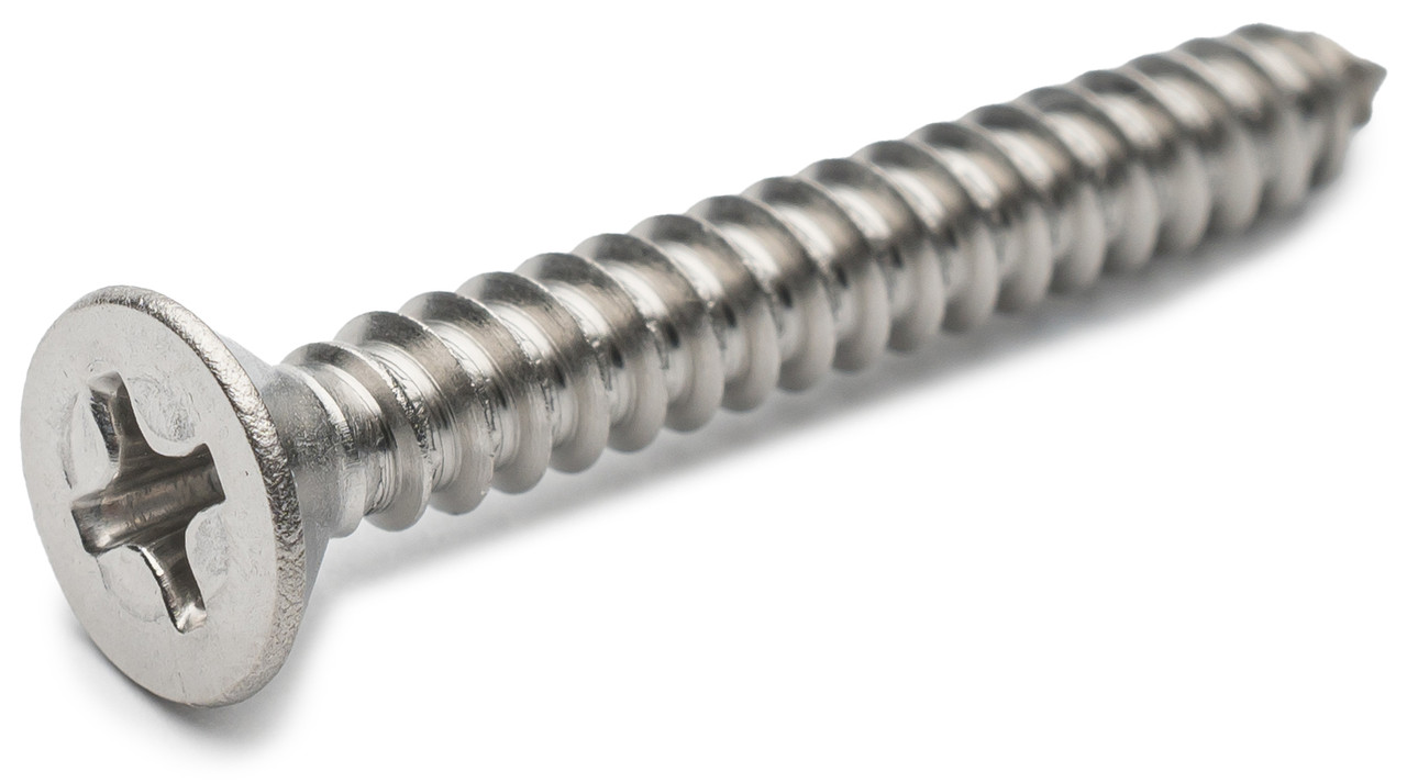 Саморіз 4,2х80 А2 по металу DIN 7982 з нержавіючої сталі, фото 1