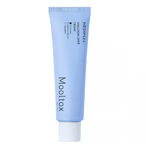 Ультразволожуючий аква-крем від сухості Medi-Peel Hyaluronic Acid Layer Mooltox Cream 50 мл, фото 1