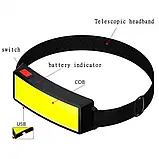 Акумуляторний ліхтар Bailong BL TM-G14 COB USB CHARGE SV227, фото 4