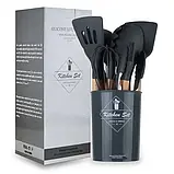 Набір кухонного приладдя 12 предметів Kitchen Set Чорний SV227, фото 3