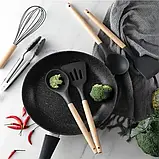 Набір кухонного приладдя 12 предметів Kitchen Set Чорний SV227, фото 5