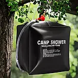 Переносний душ для дачі на 40 л.camp shower Душ портативний кемпінг для туристів Душ переносний туристичний SV227, фото 3
