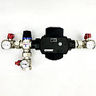 Термостатичний вузол на подачу LADOMIX.T1 25-60 з насосом DN1" KVANT, фото 2