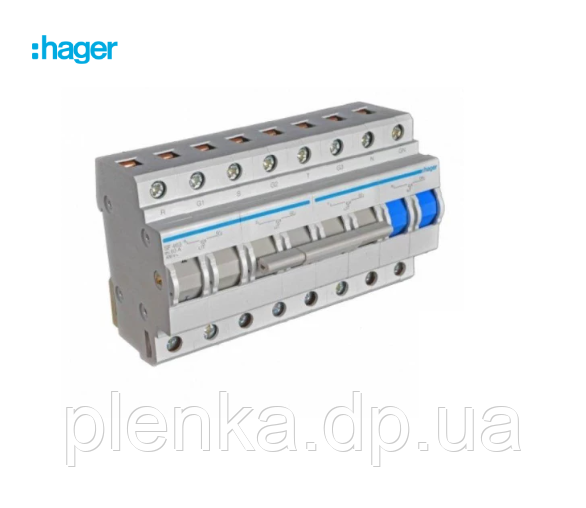 Перемикач Hager SF463 400В/63A 3+N 8 місць